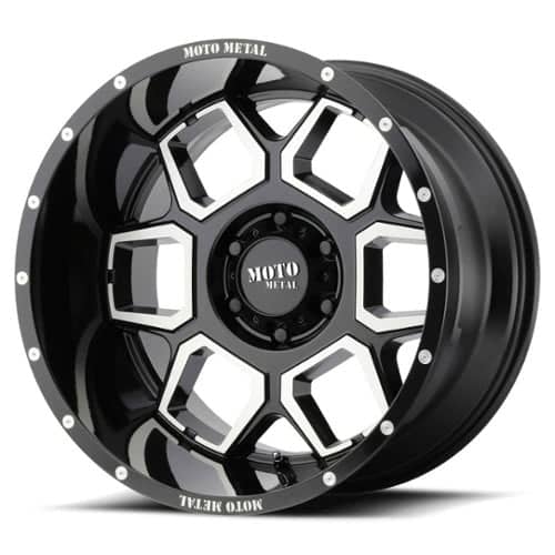 Moto Metal MO981 Spade Gloss Black Machined (MO98121050324N)