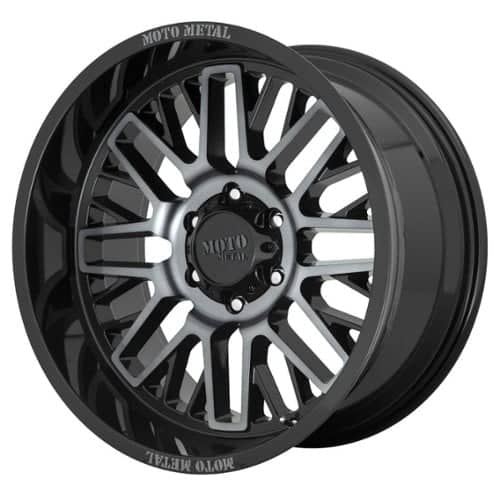 Moto Metal MO802 Gloss Black Machined W/ Gray Tint (MO80229050400)