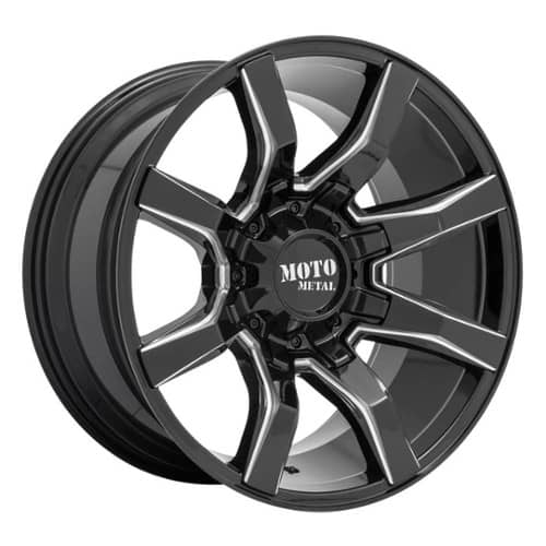 Moto Metal MO804 Spider 22x12 8x170 -44 ET 125.1 CB Gloss Black Milled (MO80422287944N)