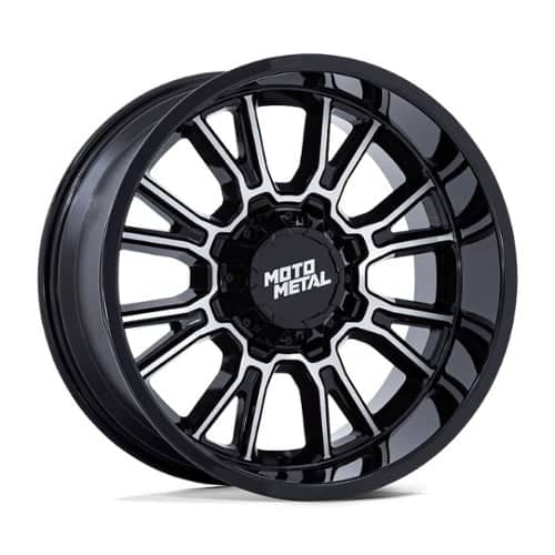 Moto Metal MO810 Legacy 17x9 8x165.1 20 ET 125.1 CB Gloss Black Machined (MO810BD17908020)