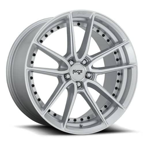 Niche DFS M221 22x9 5x112 38 ET 66.6 CB Silver & Machined (M221229043+38)