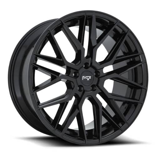 Niche Gamma M224 22x9 5x127 35 ET 71.5 CB Gloss Black (M224229075+35)