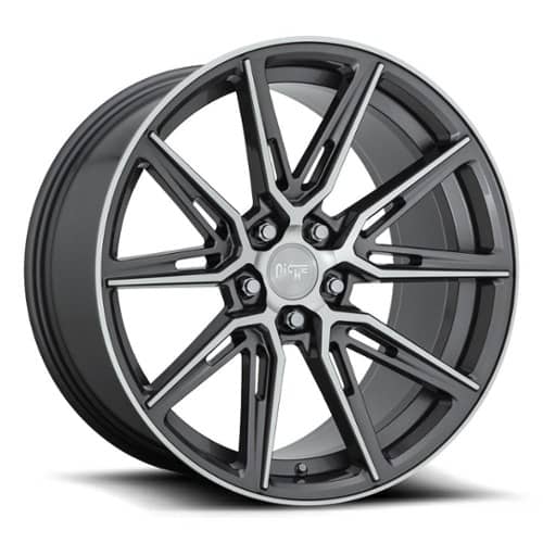 Niche Gemello M220 20x9 5x112 38 ET 66.6 CB Gloss Anthracite / Machined (M2202090F8+38)