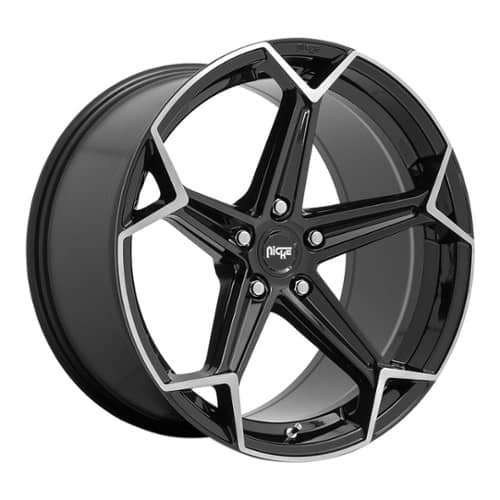 Niche Arrow N259 20x10.5 5x114.3 40 ET 72.7 CB Gloss Black Brushed (M259200565+40)