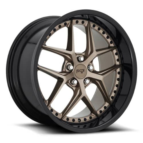 Niche Vice M227 20x9 5x112 38 ET 66.5 CB Matte Bronze / Black (M2272090F8+38)
