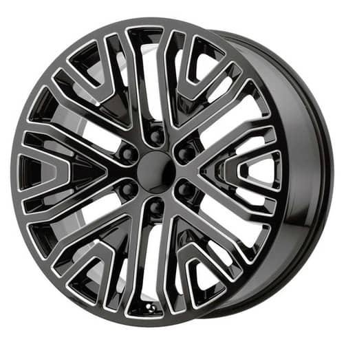 OE Performance 198 22x9 6x139.7 28 ET 78.1 CB Black Machined (198BM-2298328)