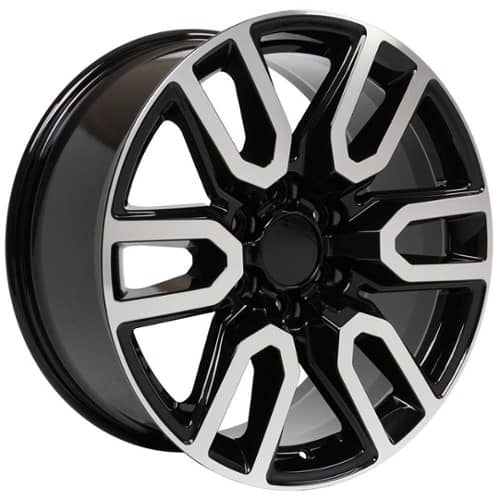 OE Replica Wheels CV36 Black Machined (CV3620090655024MB)