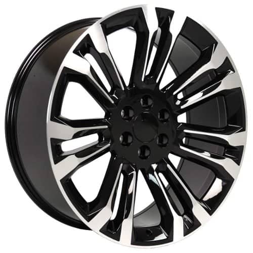 OE Replica Wheels CV43 Black Machined (CV4324100655024MB)