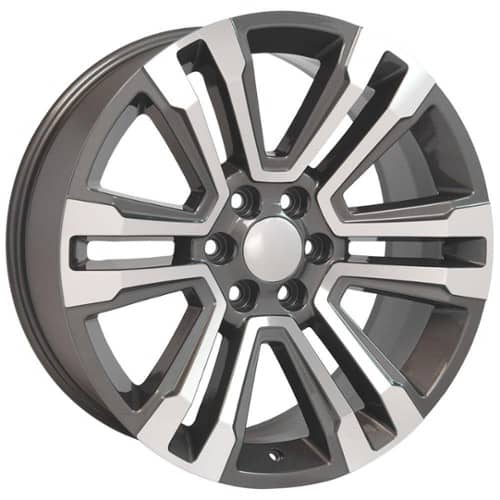 OE Replica Wheels CV44 Hyper Black Machined (CV4422090655024MHB)