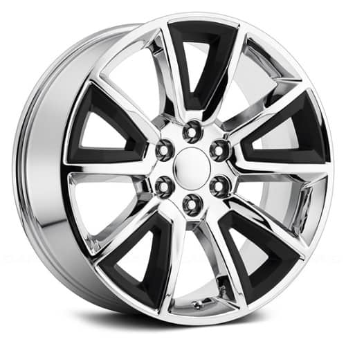 OE Replica Wheels CV73 Chrome with Black (CV7320085655024Cib)
