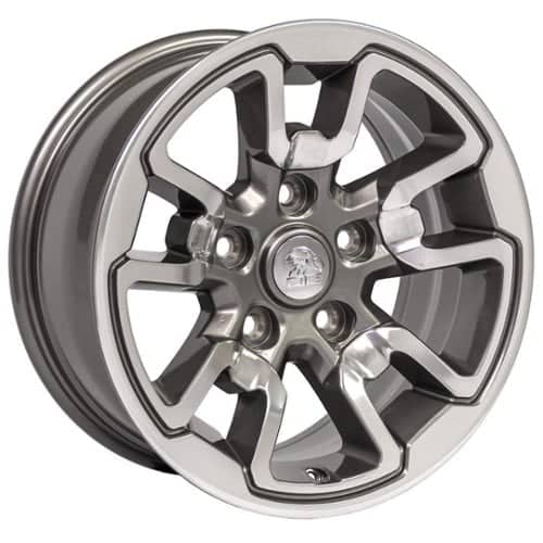 OE Replica Wheels DG55 Polished with Painted Inlay (DG5517080555018PA)