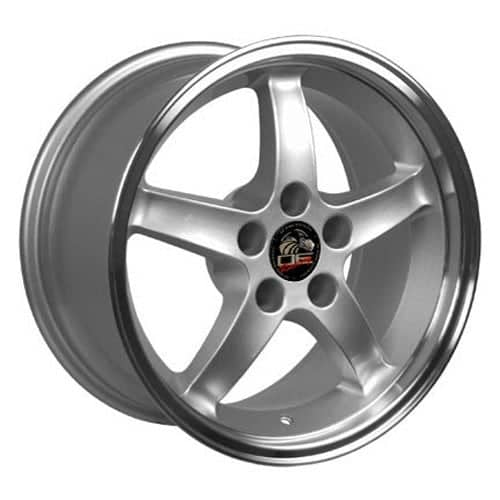 OE Replica Wheels FR04 Silver with Machined Lip (FR04BD17090545024SM)
