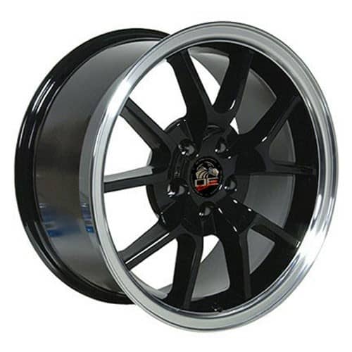 OE Replica Wheels FR05 Black with Machined Lip (FR05B18090545024BM)