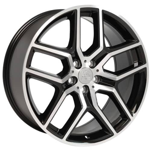 OE Replica Wheels FR73 Black Machined (FR7320090545044MB)