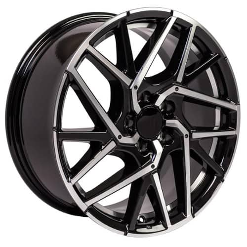 OE Replica Wheels HD06 Black Machined (HD0618080545050MB)