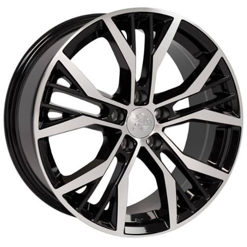 OE Replica Wheels VW28 Black Machined (VW2918080511242MB)