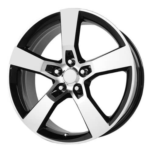 Performance Replicas PR125 20x8 5x120 35 ET 67 CB Gloss Black Machined (125B-281235)