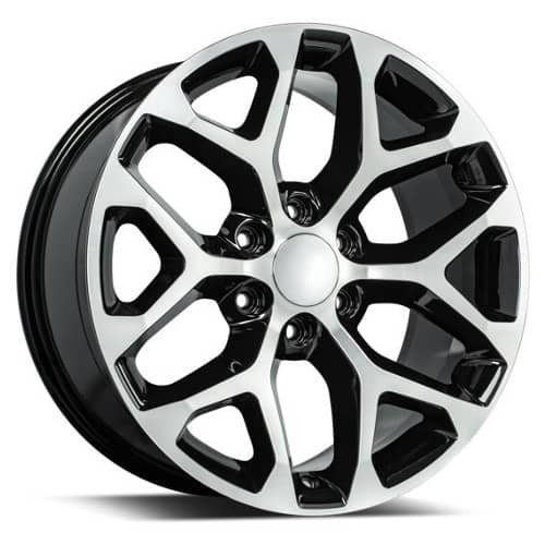 Rev OE Replica 582 Black Machined (582MB-2908328)