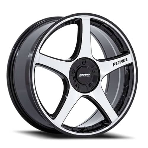Petrol P2E 17x8 5x100 35 ET 72.56 CB Gloss Black (PE003BD17805L35)