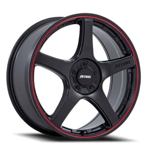 Petrol P2E 17x8 5x100 35 ET 72.56 CB Matte Black (PE003MQ17805L35)