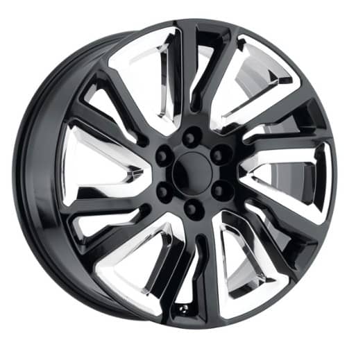 Performance Replicas PR202 Gloss Black With Chrome Accents (202GC-2295828)
