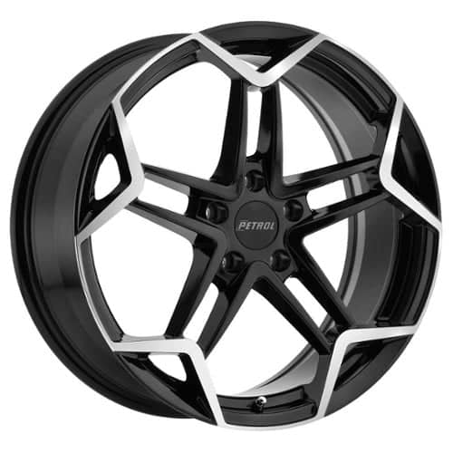 Petrol P1A Gloss Black w/Machine Cut Face (1780P1A325112B72)