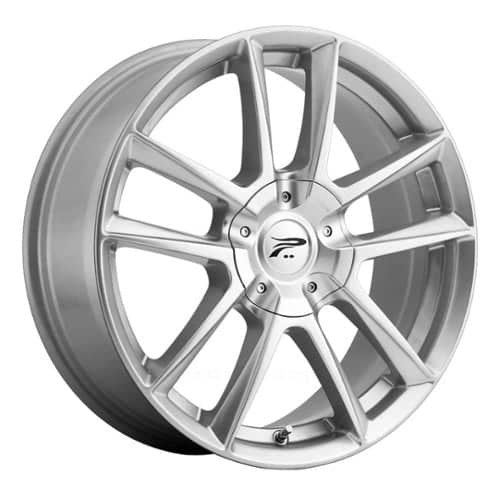 Platinum 436S Gemini Winter 18x8 5x120/5x112 40 ET 74.1 CB Bright Silver w/ Ultra Armor All-Season Coating (436-8822S+40)