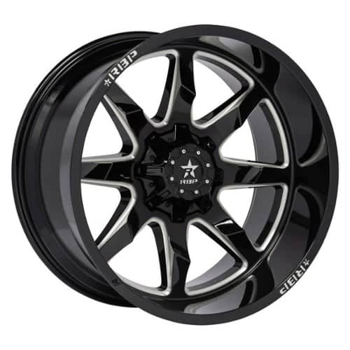 RBP Wheel 01R Saharan II 22x12 Blank 8 Lug -51 ET 113 CB Black Milled (01R-2212-00-51BG-8)