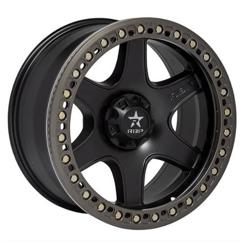 RBP Wheel 50R Cobra 17x9 6x139.7 0 ET 108 CB Black w/Bronze Ring (50R-1790-83-00BZ)