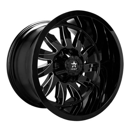 RBP Wheel 74R Silencer 20x10 8x170 0 ET 129 CB Gloss Black/Milled (74R-2010-97-00BG)