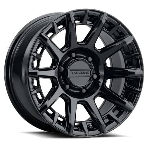 Raceline 964GB Vector 17x8.5 6x135 0 ET 87.1 CB Gloss Black (964GB-78565-00)