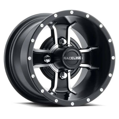 Raceline G77 Mamba 10 Golf UTV Satin Black Machined (G77-17040-00)