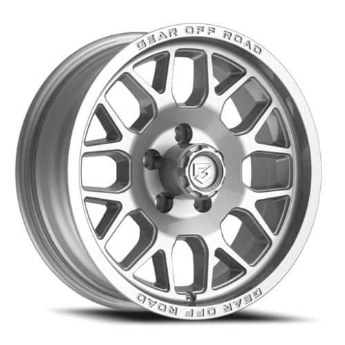 Gear Off Road Raid Trailer 15x6 6x139.7 0 ET 108.0 CB Gloss Silver (763S-5608300)