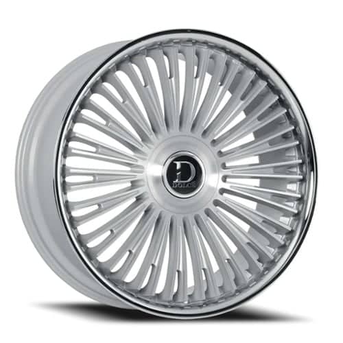 Dolce Razzo 22x9.5 6x139.7 18 ET 66.6 CB Gloss Silver (RAZZO-229500GSBF18)