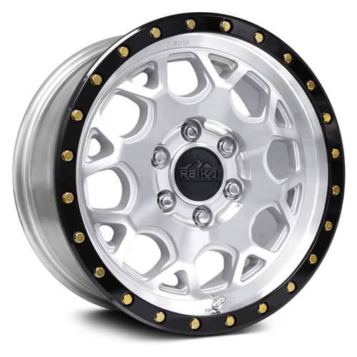Reika Marauder R45V 17x8 6x130 35 ET 84.1 CB Machined/Gloss Black Ring (R45780356355)