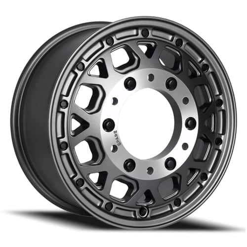 Reika Marauder R45V Supersingle Van Spare 17x8 6x205 89 ET 130.1 CB Gunmetal Grey (R45780892505S)