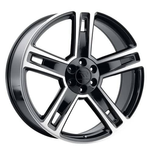 Replica Tech RT-18 Gloss Black / Machined Face (RT18-2290XX24LBM)