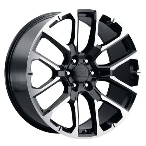 Replica Tech RT-47 Gloss Black / Machined Face (RT47-2090XX28LBM)