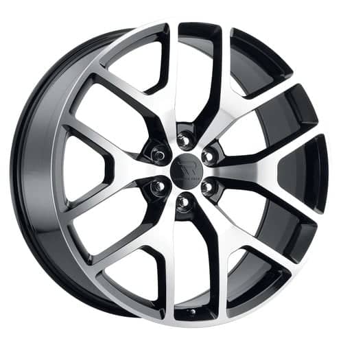 Replica Tech RT-6 Gloss Black / Machined Face (RT6-2410XX30LBM)