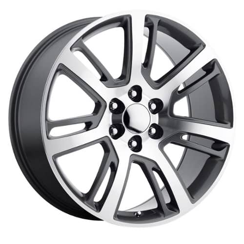 Voxx Replica Escalade Platinum Gunmetal Machined Face (ESV229613931GMF)