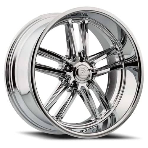 Resto Maverick 24x9 6x135 25 ET 87.12 CB Chrome with Milled Windows (R1032490896014)