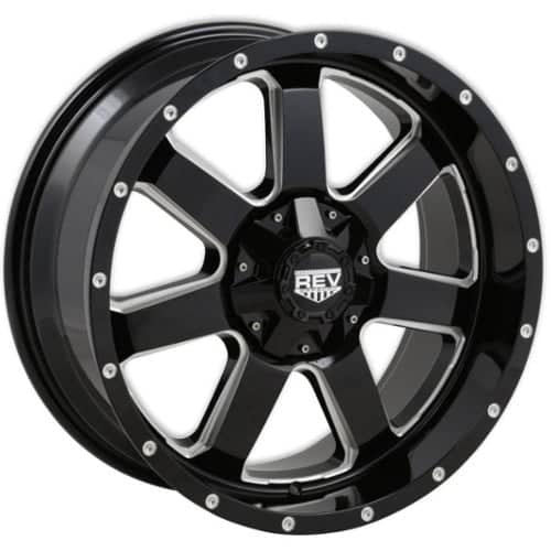 Rev 885 Offroad Gloss Black/Milled (885M-7903212)