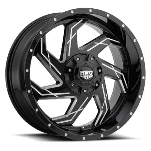 Rev 895 Offroad Gloss Black / Milled (895M-7705600)