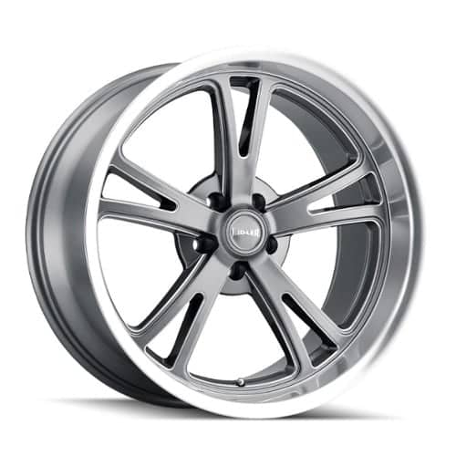 Ridler 606 Gray W/ Milled Spokes & Diamond Lip (606-7761G)