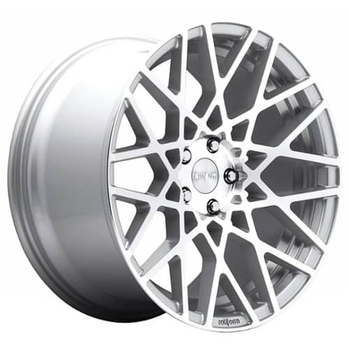 Rotiform BLQ R110 18x8.5 5x114.3 38 ET 72.56 CB Silver & Machined (R110188565+38)