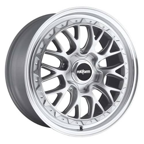 Rotiform LSR R155 19x8.5 5x112 35 ET 66.6 CB Silver & Machined (R1551985F8+35)