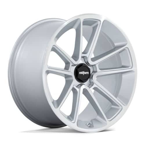 Rotiform R192 BTL 22x12 5x120 15 ET 74.1 CB Gloss Silver w/Machined Face (R192222011+15)