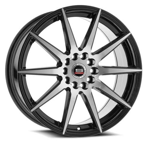 Spec-1 SP-51 17x7.5 5x105 42 ET 73.1 CB Gloss Black Machined (SP5117752842GBM)
