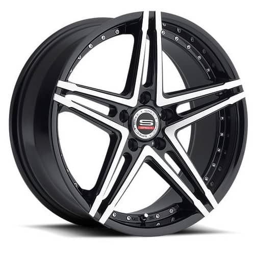 Spec-1 SP-5 Gloss Black Machined (SP5S17751238GBM)