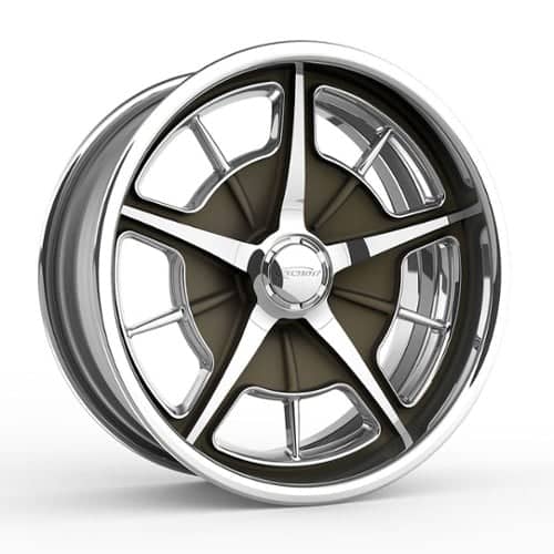 Schott Split Window (Concave) Custom Finish (116-17700XXD)